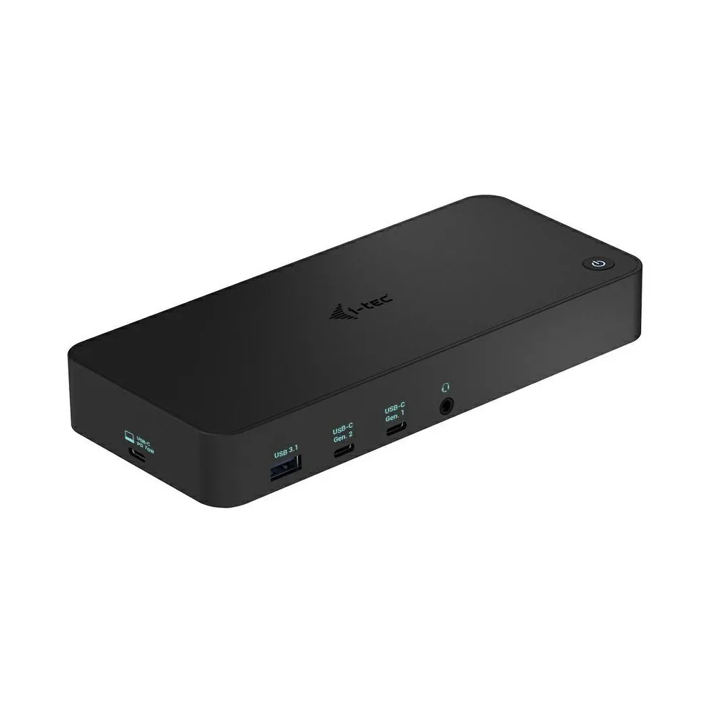 Stacja dokująca i-tec USB 3.0 USB-C Thunderbolt 3x 4K Docking Station + Power Delivery 70W CATRIPLEDOCKPDPRO, Czarna | Sklep ITn