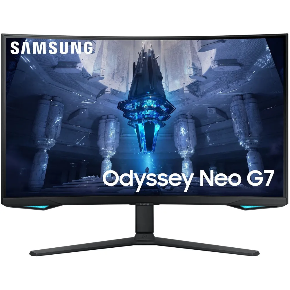 Monitor Samsung Odyssey LS32BG750NPXEN, 32", 3840x2160 (4K), 165Hz, zakrzywiony, VA, FreeSync, HDR, 1 ms, pivot, Czarny | Sklep 