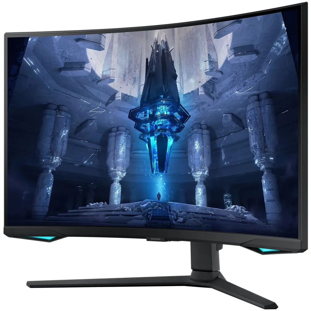 Zdjęcie produktu Monitor Samsung Odyssey LS32BG750NPXEN - 32"/3840x2160 (4K)/165Hz/zakrzywiony/VA/FreeSync/HDR/1 ms/pivot/Czarny