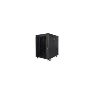 Szafa rack 19" 15U Lanberg FF01-6815-12BL, 600 x 800 x 928 mm, drzwi szklane, wyświetlacz LCD | Sklep ITnes.pl, IT for BUSINESS