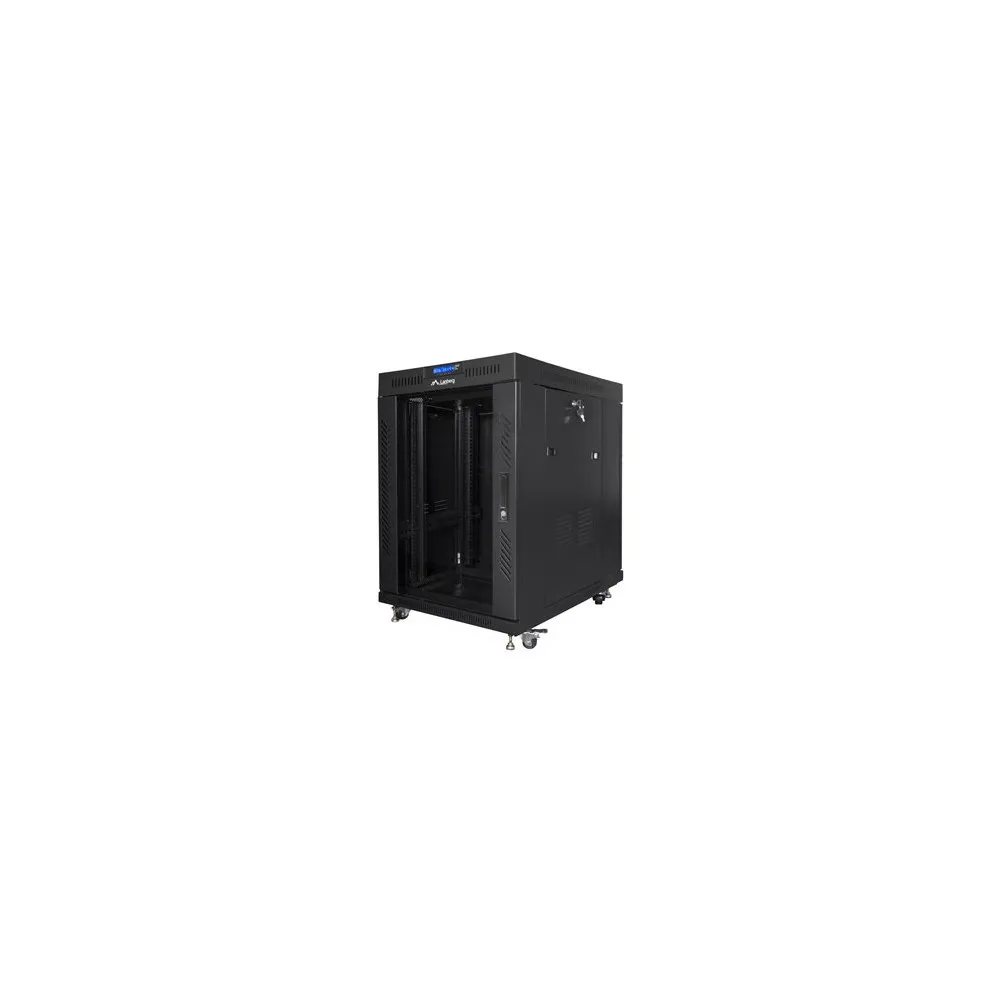 Szafa rack 19" 15U Lanberg FF01-6815-12BL, 600 x 800 x 928 mm, drzwi szklane, wyświetlacz LCD | Sklep ITnes.pl, IT for BUSINESS Szafa rack 19" 15U Lanberg FF01-6815-12BL, 600 x 800 x 928 mm, drzwi szklane, wyświetlacz LCD | Sklep ITnes.pl, IT for BUSINESS
