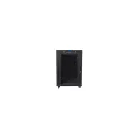 Szafa rack 19" 15U Lanberg FF01-6815-12BL, 600 x 800 x 928 mm, drzwi szklane, wyświetlacz LCD | Sklep ITnes.pl, IT for BUSINESS