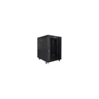 Szafa rack 19" 15U Lanberg FF01-6815-12BL, 600 x 800 x 928 mm, drzwi szklane, wyświetlacz LCD | Sklep ITnes.pl, IT for BUSINESS