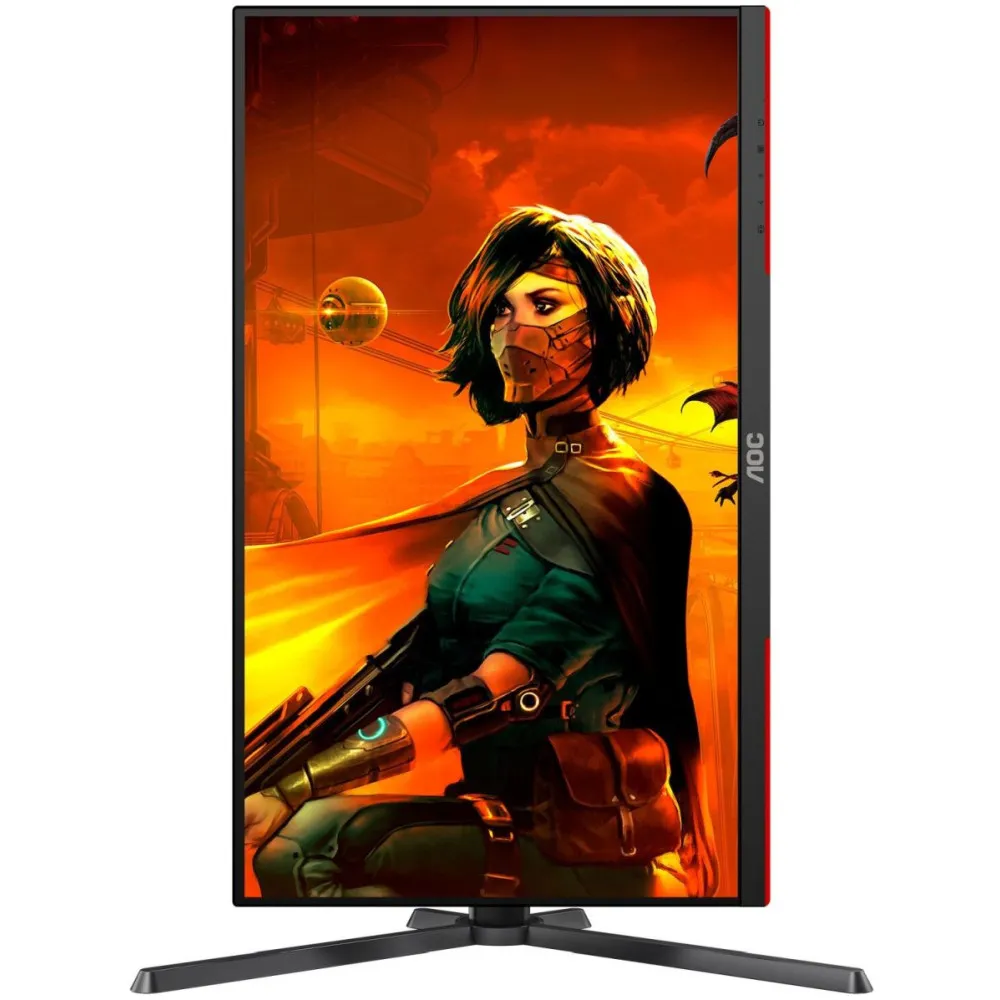 Monitor AOC U27G3X/BK - 27"/3840x2160 (4K)/160Hz/IPS/HDR/1 ms/pivot/Czerwono-Czarny