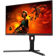 Monitor AOC U27G3X/BK, 27", 3840x2160 (4K), 160Hz, IPS, HDR, 1 ms, pivot, Czerwono-Czarny | Sklep ITnes.pl, IT for BUSINESS