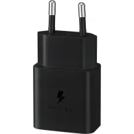 Ładowarka sieciowa Samsung USB-C 15W EP-T1510NBEGE - Brak kabla, Czarna