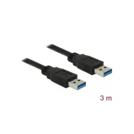 Kabel USB-A 3.0 Delock 85063, 3 m, Czarny | Sklep ITnes.pl, IT for BUSINESS