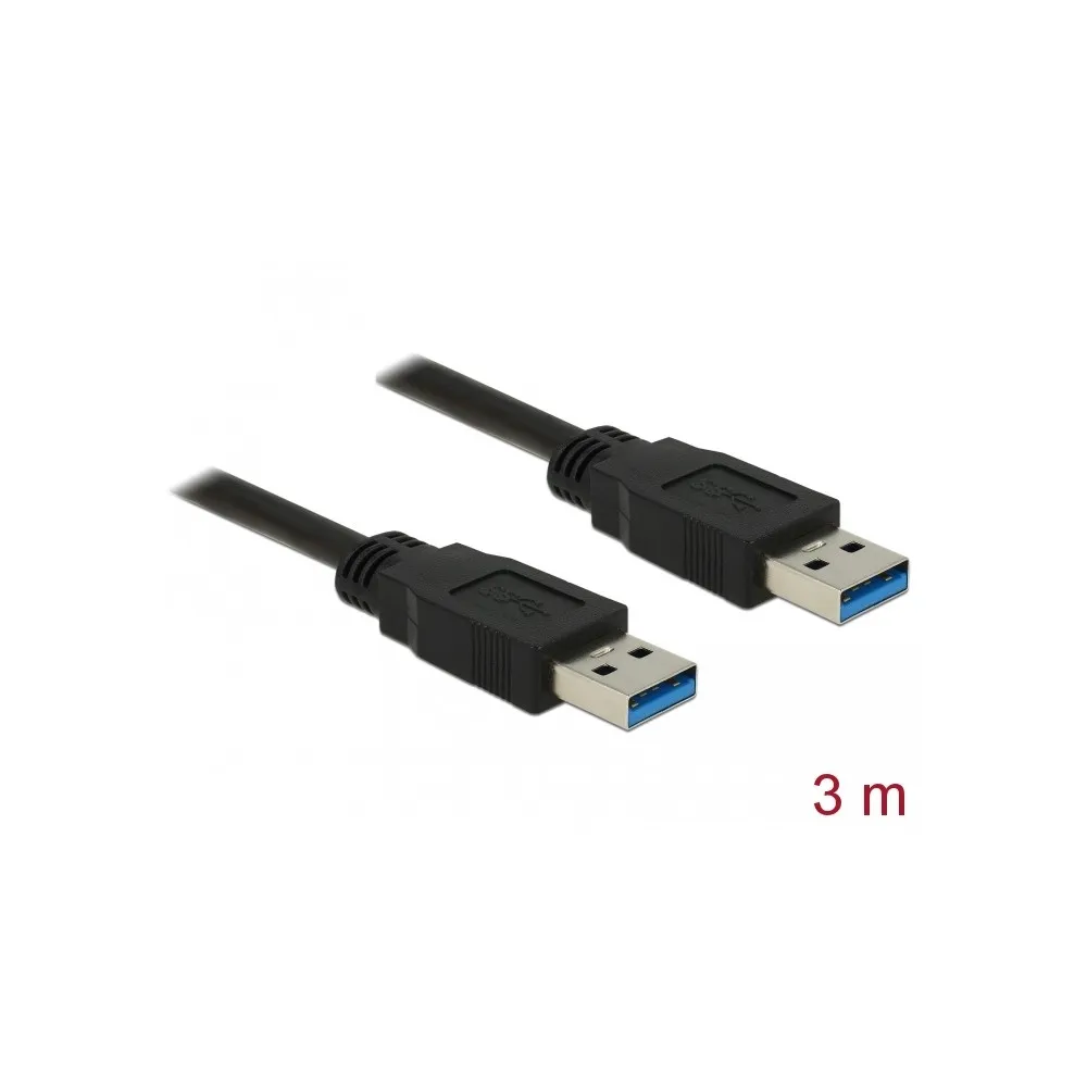 Kabel USB-A 3.0 Delock 85063, 3 m, Czarny | Sklep ITnes.pl, IT for BUSINESS