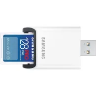 Karta pamięci Samsung PRO Plus (2023) MB-SD128SB/WW z czytnikiem