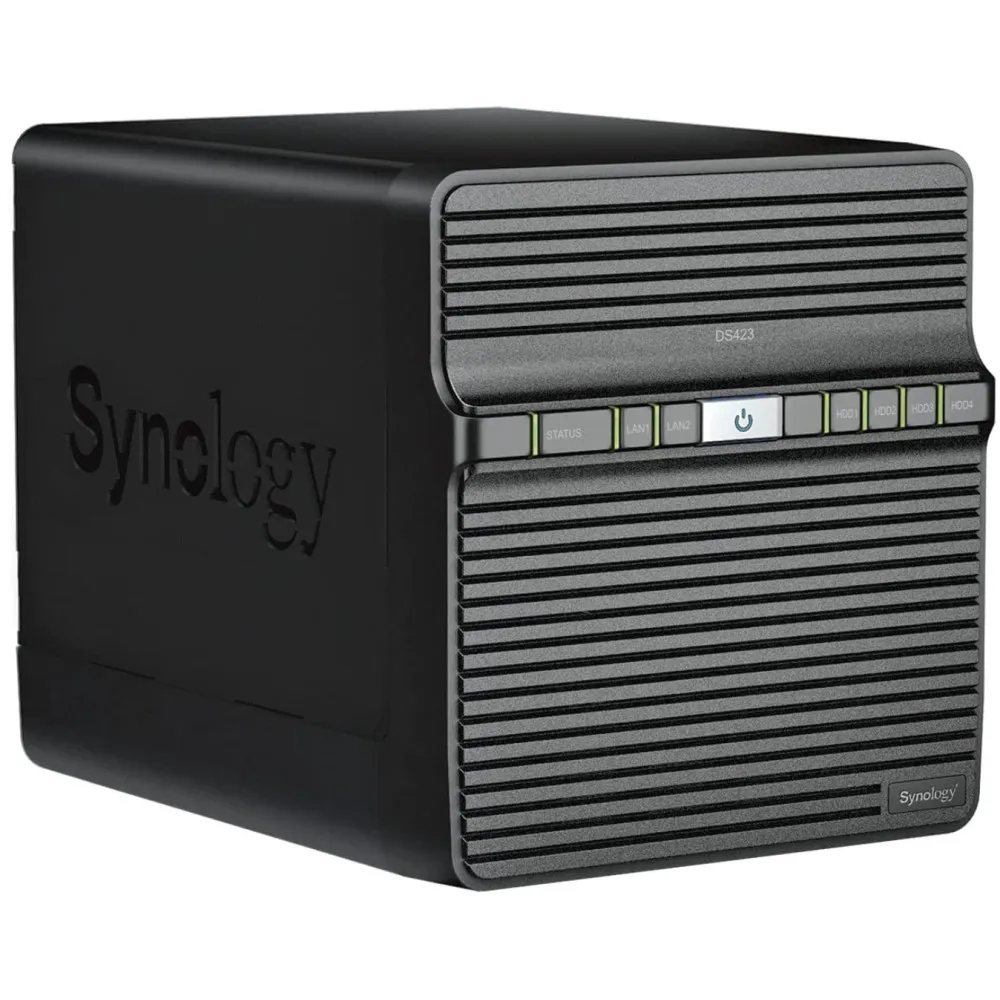 Zdjęcie produktu Serwer NAS Synology Desktop Value DS423N2Q5 - Tower/Realtek RTD1619B/2 GB RAM/12 TB/4 wnęki/hot-swap
