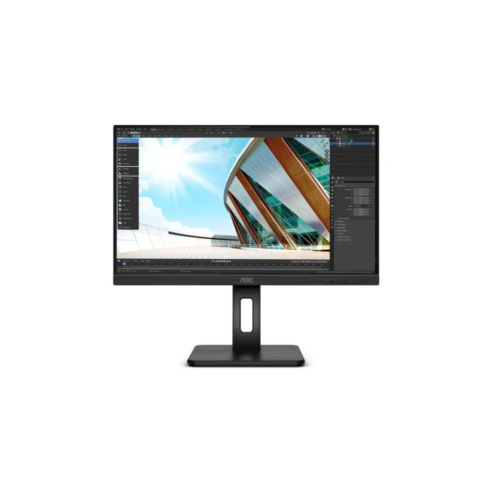 Zdjęcie produktu Monitor AOC 24P2C - 24"/1920x1080 (Full HD)/75Hz/IPS/4 ms/pivot/USB-C/Czarny
