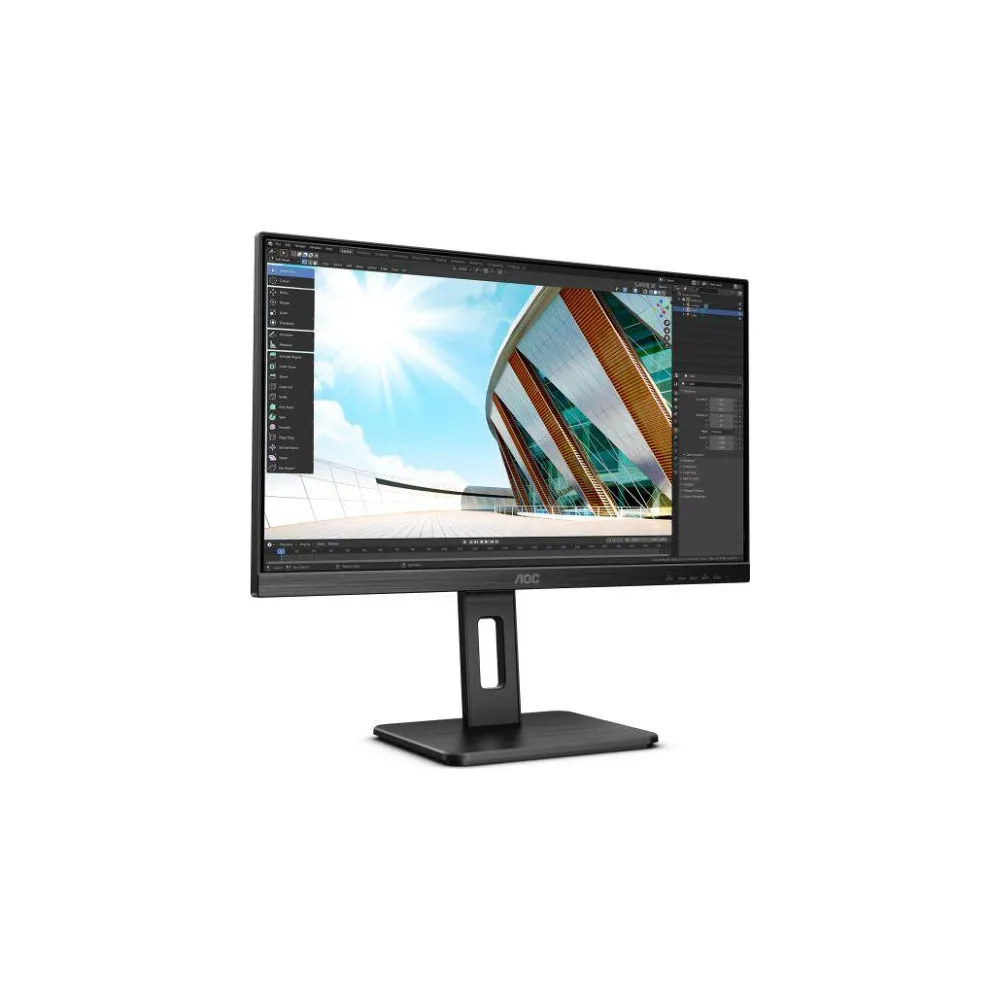 Zdjęcie produktu Monitor AOC 24P2C - 24"/1920x1080 (Full HD)/75Hz/IPS/4 ms/pivot/USB-C/Czarny