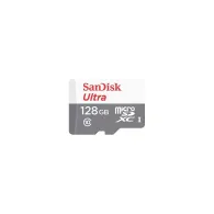 Karta pamięci SanDisk Ultra microSDXC 128GB 100MB/s Class 10 UHS-I SDSQUNR-128G-GN6MN - Biała, Szara | Sklep ITnes.pl - IT for B