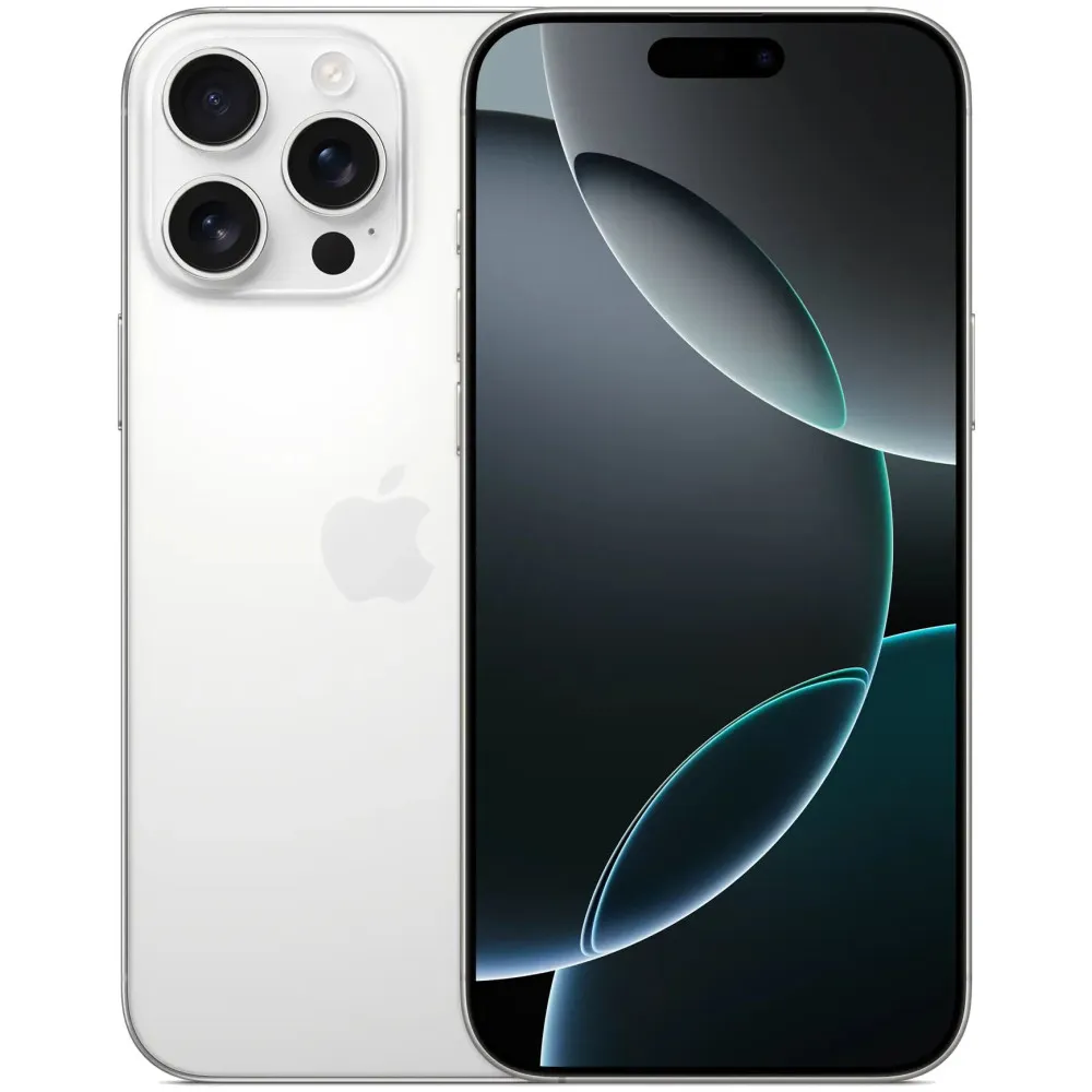 Smartfon Apple iPhone 16 Pro Max MYX53HX/A, A18 Pro, 6,9" 2868x1320, 1TB, 8GB, 5G, Biały, Aparat 48+12Mpix, iOS, 1 rok Carry-in 