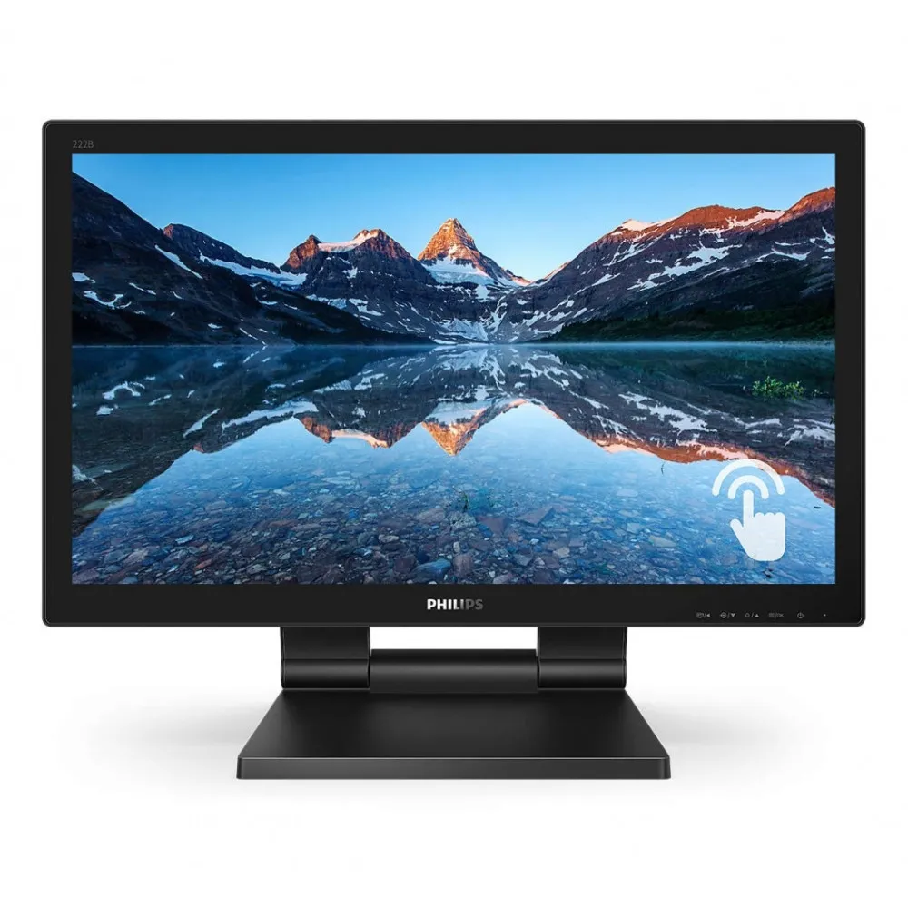 Zdjęcie produktu Monitor Philips 222B9T/00 - 21,5"/1920x1080 (Full HD)/60Hz/TN/1 ms/dotykowy/Czarny