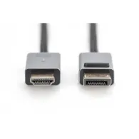 Kabel adapter Digitus Premium DisplayPort do HDMI DB-340202-010-S, 1m, 4K 30Hz | Sklep ITnes.pl, IT for BUSINESS