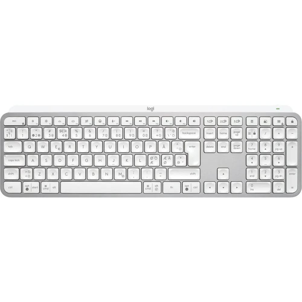 Klawiatura bezprzewodowa Logitech MX Keys S 920-011588 - Jasnoszara