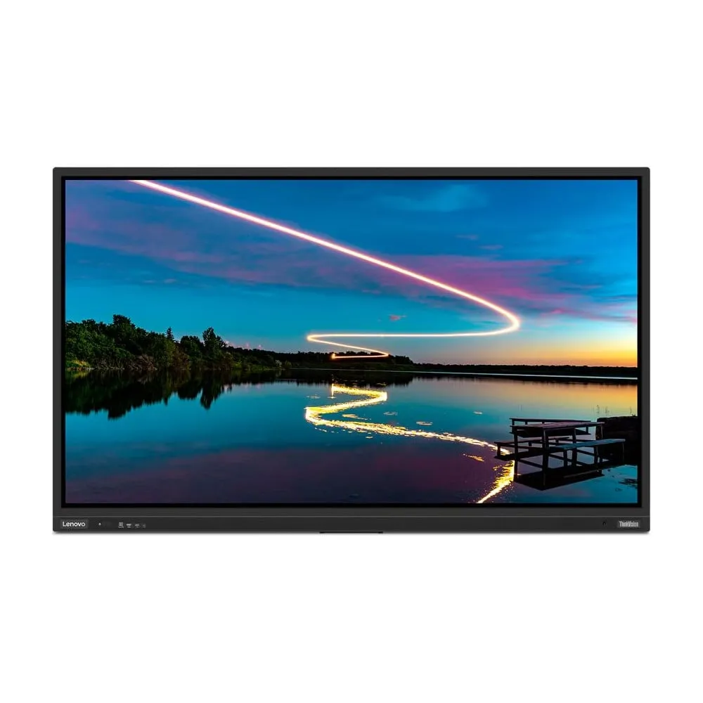 Zdjęcie produktu Monitor Lenovo ThinkVision T86 62F0WA1AEK - 86"/3840x2160 (4K)/60Hz/VA/HDR/6,5 ms/kamera/dotykowy/USB-C/Czarny