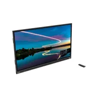Monitor Lenovo ThinkVision T86 62F0WA1AEK, 86", 3840x2160 (4K), 60Hz, VA, HDR, 6,5 ms, kamera, MT, USB-C, Czarny | Sklep ITnes.p