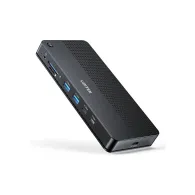 Przełącznik KVM Unitek Universal Dual 4K KVM Docking Station D1103A01 - Czarny