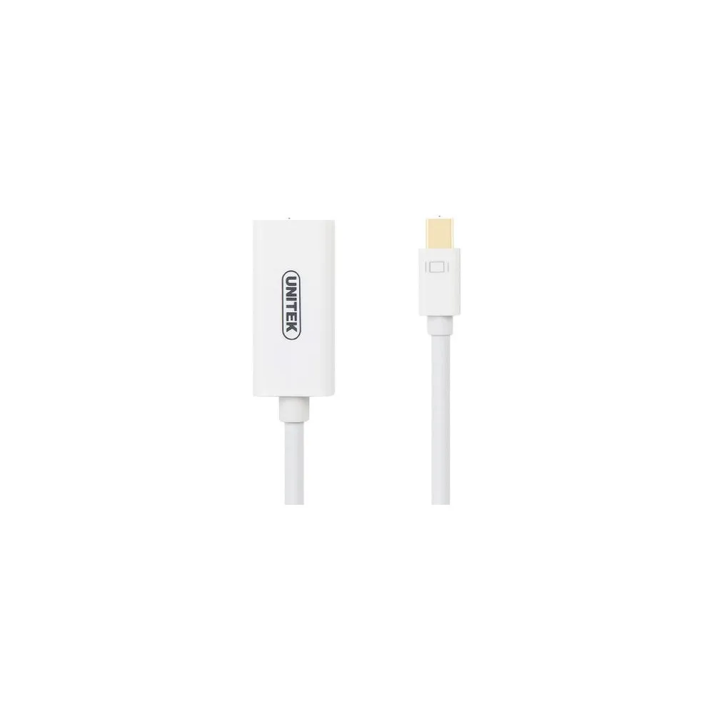 Adapter Unitek mini DisplayPort / HDMI (F) 4K Y-6331, 20 cm, Biały | Sklep ITnes.pl, IT for BUSINESS