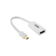Adapter Unitek mini DisplayPort / HDMI (F) 4K Y-6331, 20 cm, Biały | Sklep ITnes.pl, IT for BUSINESS