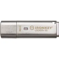 Pendrive Kingston IronKey Locker+ 50 32 GB IKLP50/32GB - Srebrny