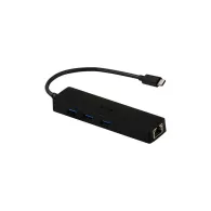 Replikator portów i-tec 1x RJ-45 3x USB-A 3.0 C31GL3SLIM, Czarny | Sklep ITnes.pl, IT for BUSINESS