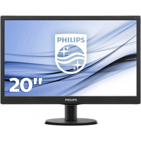 Monitor Philips V-line 203V5LSB26 203V5LSB26, 10 - 19,5", 1600x900 (HD+), 60Hz, TN, 5 ms, Czarny