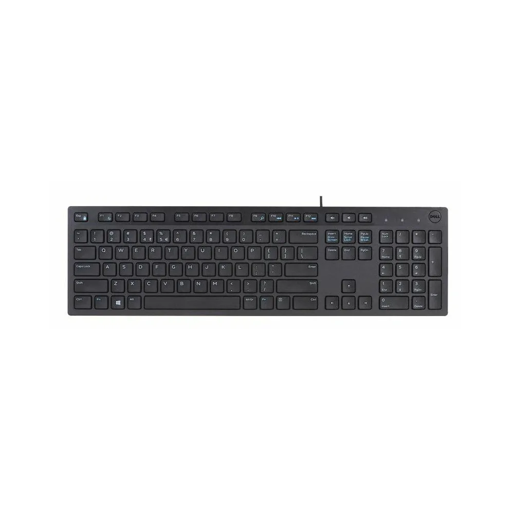 580-AHYB Dell Multimedia Keyboard-KB216 - UK (QWERTY) - Black | Sklep