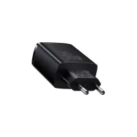 Ładowarka sieciowa Baseus Speed Dual QC3.0 Quick Charger U+U CCXJ-E01 - 2x USB-A, USB-C, 30W, Czarna