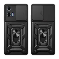 Etui ochronne na smartfon Tech-Protect Camshield Pro do Motorola Moto g24, g24 Power, g04, e14 5906302307906, Czarne | Sklep ITn