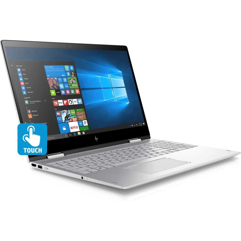 Laptop HP Envy 3QQ18EA - i5-8250U/15,6" Full HD IPS dotykowy/RAM 8GB/SSD 256GB/Srebrny/Windows 10 Home/2 lata Carry-in - zdjęcie