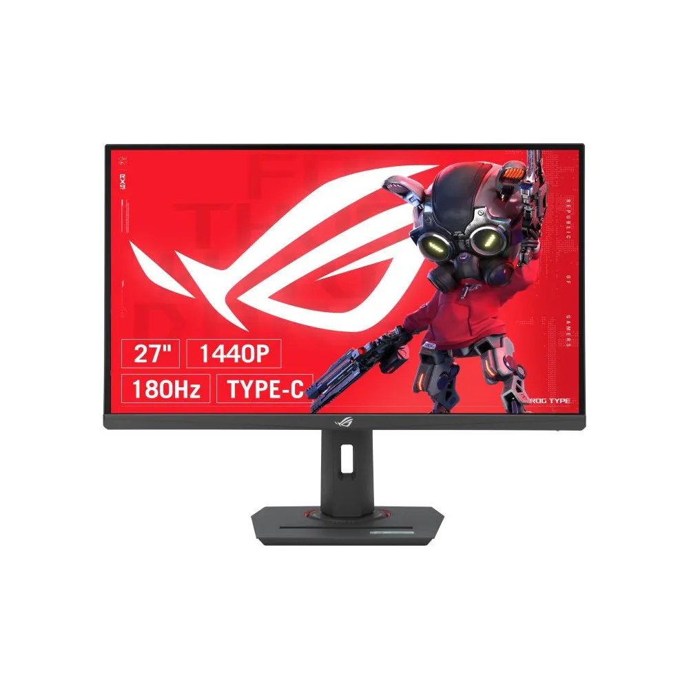 Monitor ASUS ROG Strix XG27ACS, 27", 2560x1440 (QHD), 180Hz, Fast IPS, FreeSync, HDR, 1 ms, pivot, USB-C, Czarny | Sklep ITnes.p