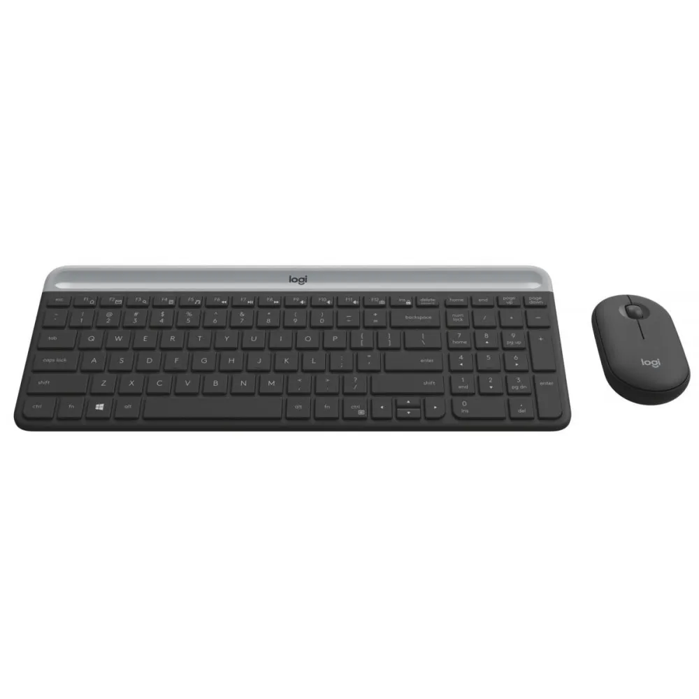 Zestaw klawiatura i mysz Logitech MK470 Slim Combo 920-009204 - Czarny - 920-009204 | Sklep ITnes.pl - IT for BUSINESS