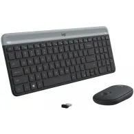Zestaw klawiatura i mysz Logitech MK470 Slim Combo 920-009204 - Czarny - 920-009204 | Sklep ITnes.pl - IT for BUSINESS