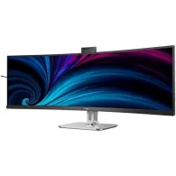 Monitor Philips 49B2U5900CH/00, 48,8", 5120x1440, 75Hz, 32:9, zakrzywiony, VA, HDR, 4 ms, kamera, USB-C, Czarny | Sklep ITnes.pl