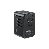 Ładowarka sieciowa Unitek GaN 100W Universal Travel Adapter P1123ABK01 - 4x USB-C, 1x USB-A, EU|US|UK|AUS, Czarna