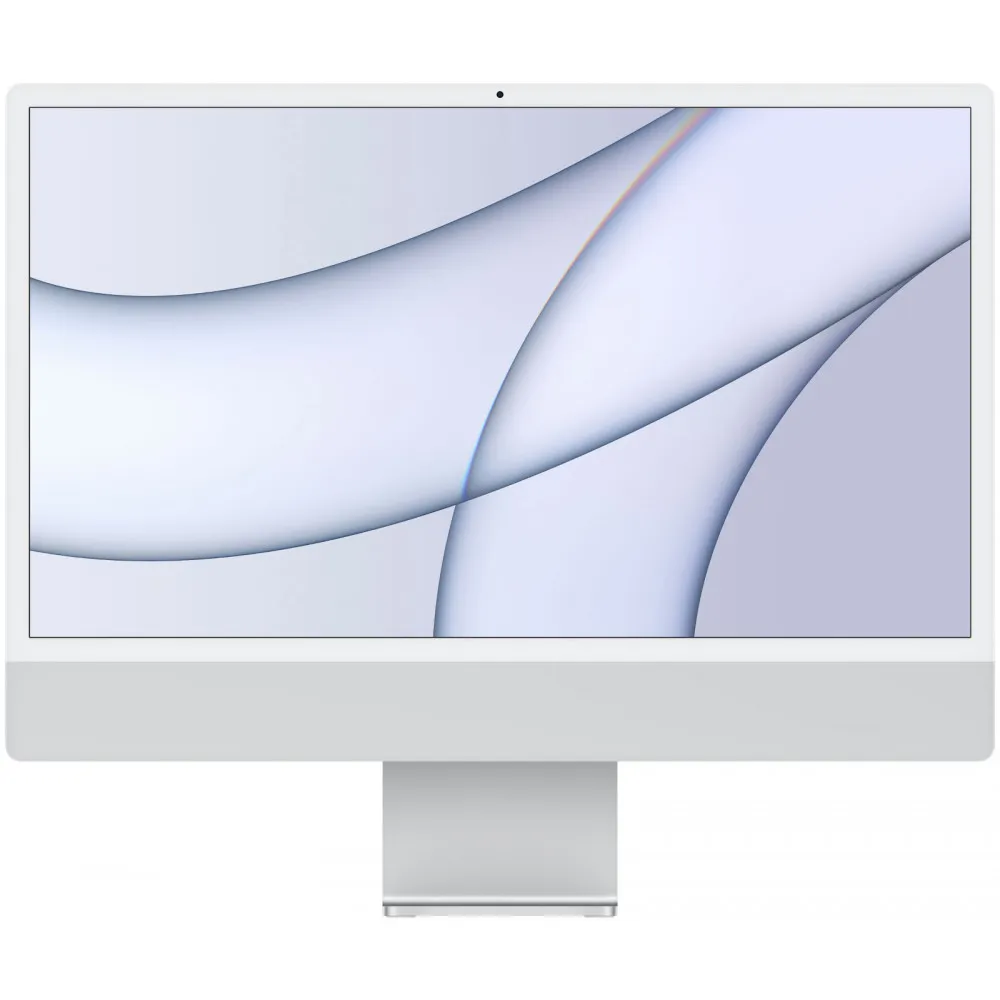 Komputer All-in-One Apple iMac 24 2021 Z12R00061, Apple M1, 24" 4480x2520 Retina, 16GB, 512GB, Srebrny, WiFi, macOS, 1 rok CI | 