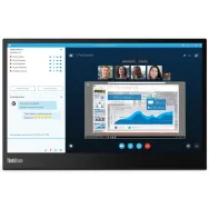 Monitor Lenovo ThinkVision M14 61DDUAT6EU, 14", 1920x1080 (FHD), 60Hz, IPS, 6 ms, USB-C, Czarny | Sklep ITnes.pl, IT for BUSINES