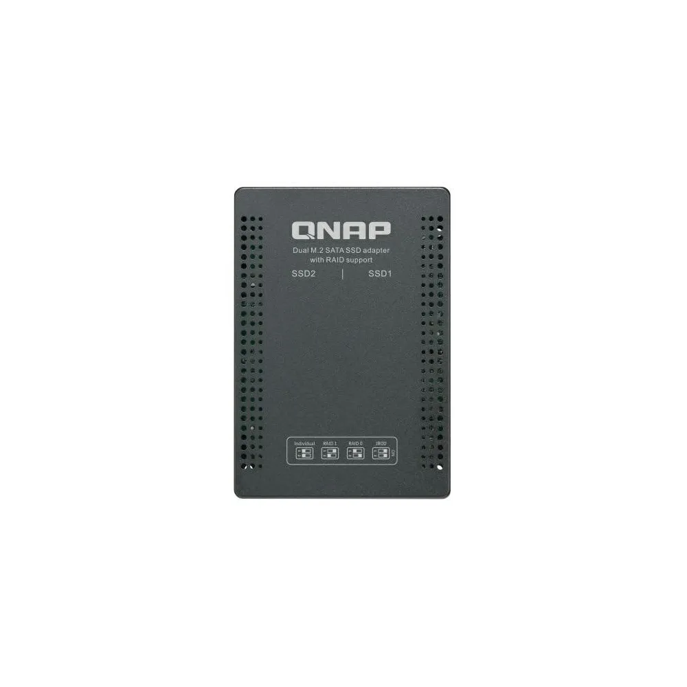 QDA-A2MAR QNAP adapter dwóch dysków M.2 SATA SSD w jednej 2,5-calowej kieszeni dyskowej SATA z obsługą RAID dla PC i NAS | Sklep