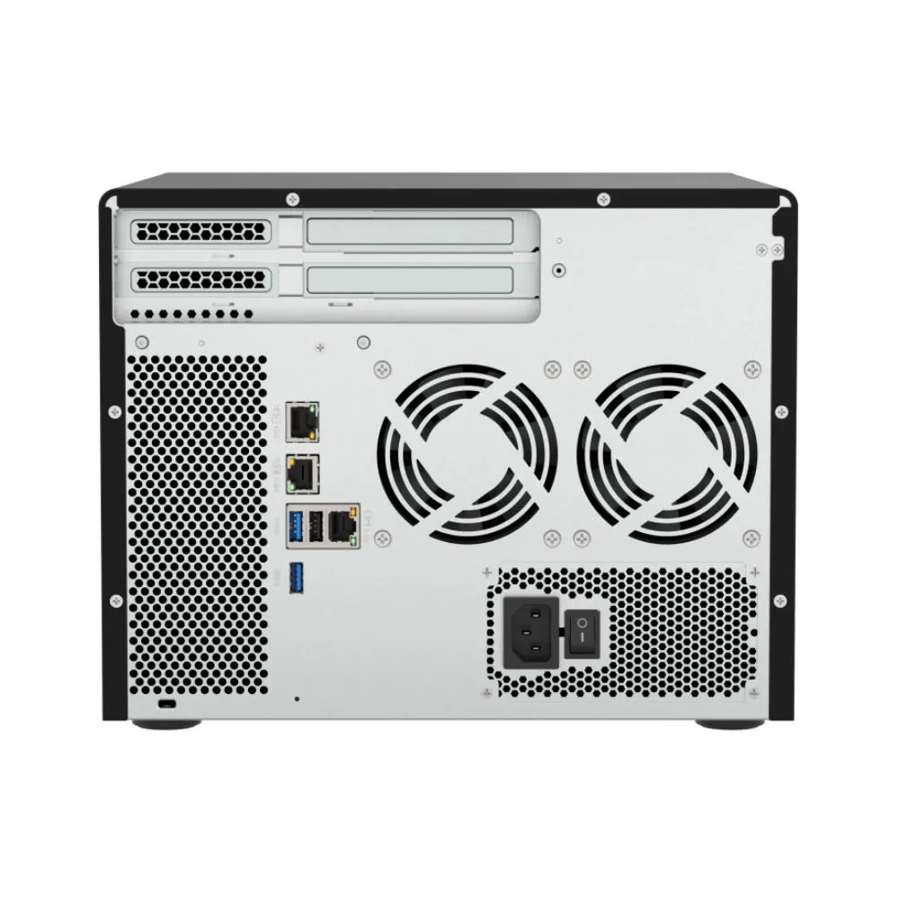 Serwer NAS QNAP Tower TS-855X-KUE - Tower/Intel Atom C5125/16 GB RAM/24 TB/8 wnęk/2 x M.2/hot-swap/3 lata Carry-in - zdjęcie