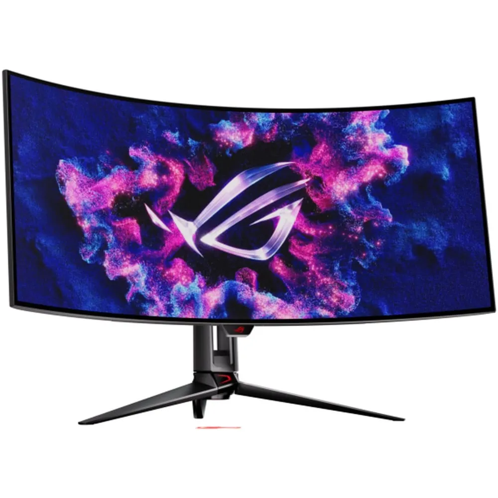 Zdjęcie produktu Monitor ASUS ROG Swift OLED PG39WCDM - 39,0"/3440x1440 (UWQHD)/240Hz/21:9/zakrzywiony/WOLED/FreeSync/0,03 ms/pivot/USB-C/Szary