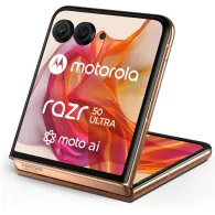 Smartfon Motorola Razr 50 Ultra PB1T0056PL, Snapdragon 8s Gen 3, 6,9" 2640x1080, 512GB, 12GB, 5G, Brzoskwiniowy, 50+32Mpix, Andr
