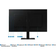 Monitor Samsung ViewFinity S8 S80UD LS27D800UAUXEN, 27", 3840x2160 (4K), 60Hz, IPS, HDR, 5 ms, pivot, USB-C, Czarny | Sklep ITne