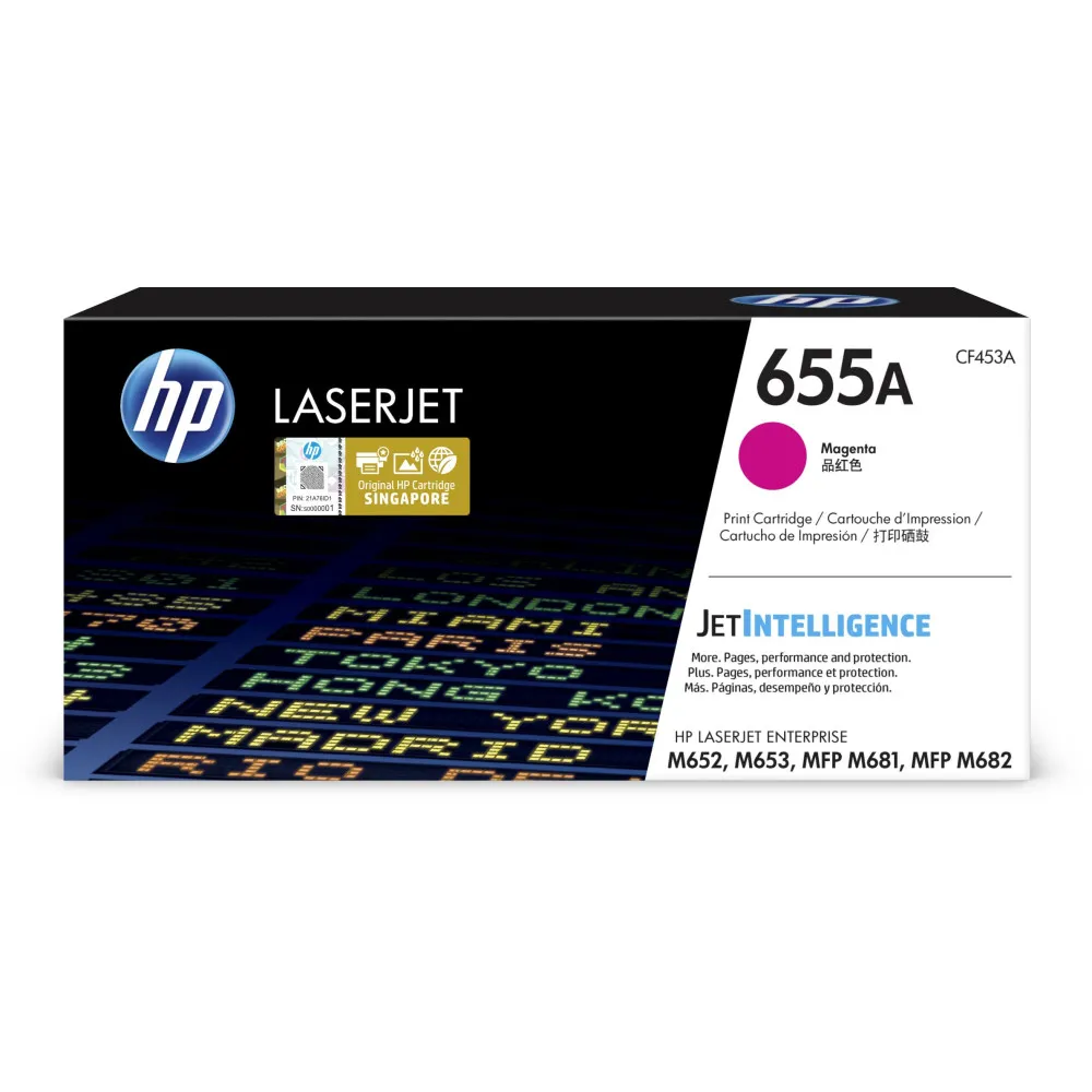 Toner HP 655A Magenta CF453A - Oryginalny