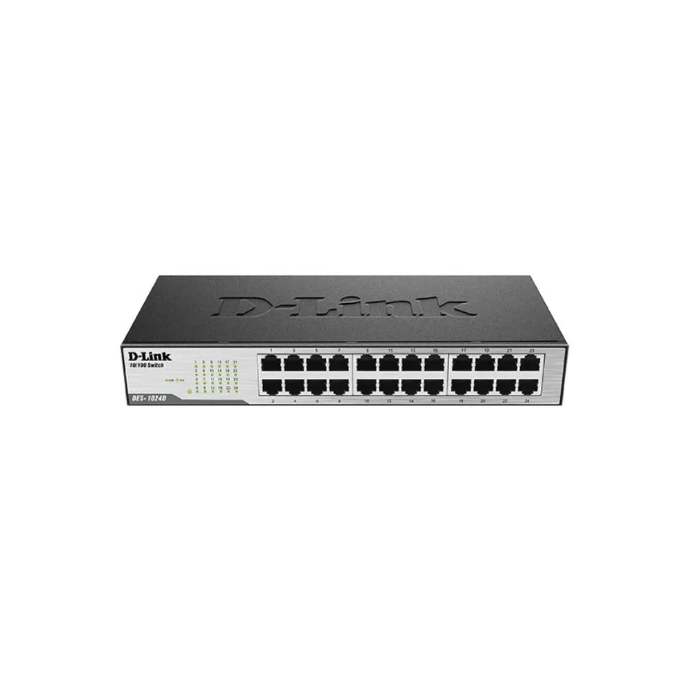 Switch niezarządzalny D-Link DES-1024D/E, 24x 10|100Mbps | Sklep ITnes.pl, IT for BUSINESS