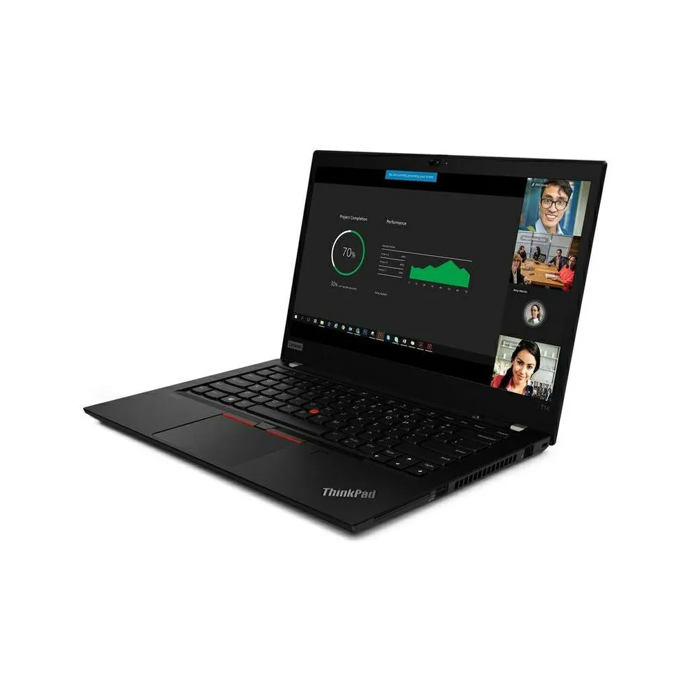 Laptop Lenovo ThinkPad T14 Gen 1 20S0000APB - i7-10510U/14" Full HD IPS/RAM 16GB/SSD 512GB/Windows 10 Pro/3 lata On-Site - zdjęcie