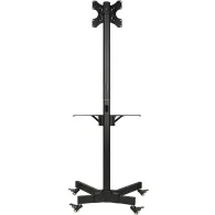 Stojak podłogowy na monitor Techly LCD/LED/Plazma 19-37" 100723 - 1 półka/20 kg/Czarny | Sklep ITnes.pl - IT for BUSINESS