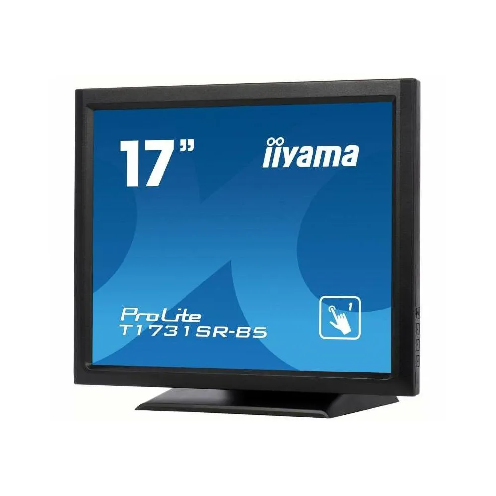 Zdjęcie produktu Monitor iiyama ProLite TouchScreen T1731SR-B5 - 17"/1280x1024 (SXGA)/75Hz/5:4/TN/5 ms/dotykowy/Czarny
